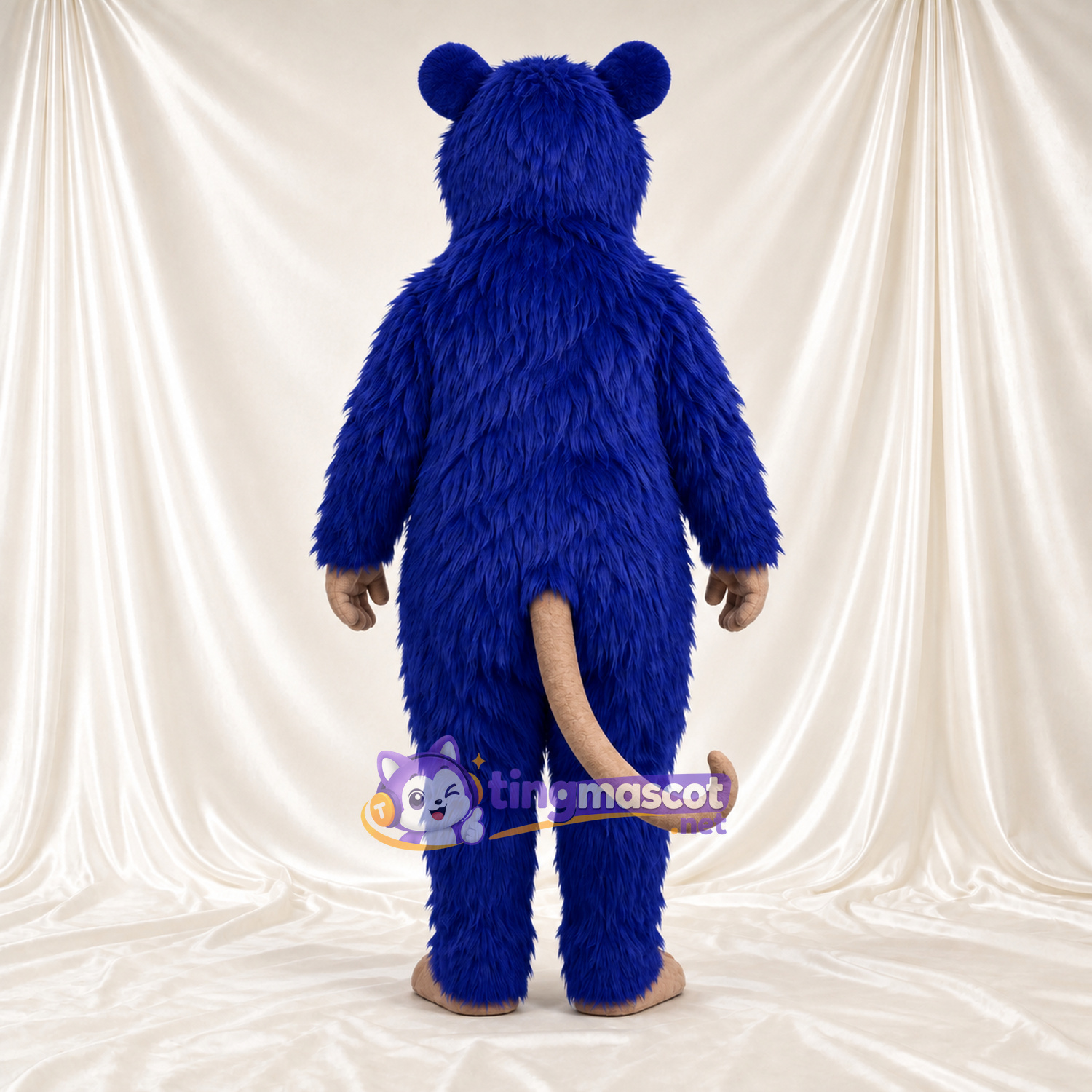 Maskottchenkostüm Ratte – blau Maskottchenkostüm Ratte – blau