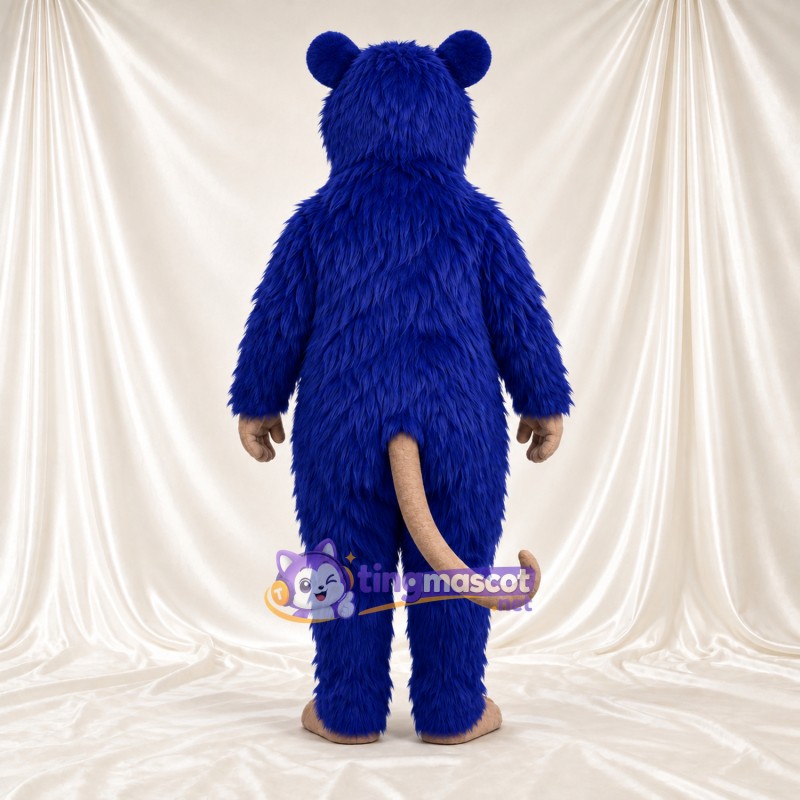 Maskottchenkostüm Ratte – blau Maskottchenkostüm Ratte – blau