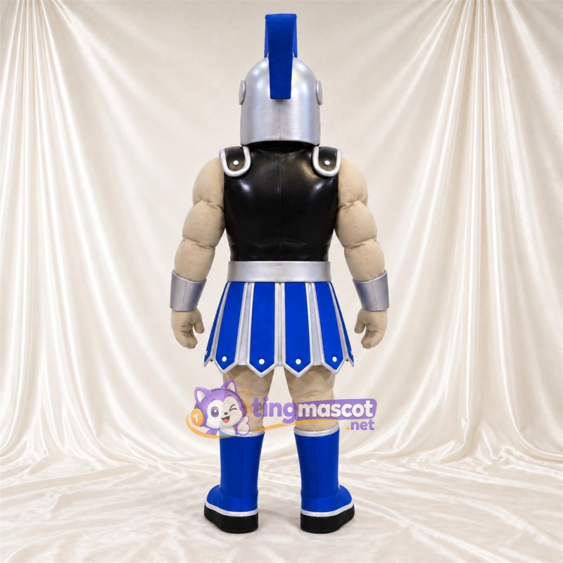 Costume de mascotte Chevalier – noir / bleu – Armure (noir); Jupe (bleu) Costume de mascotte Chevalier – noir / bleu – Armure (noir); Jupe (bleu)