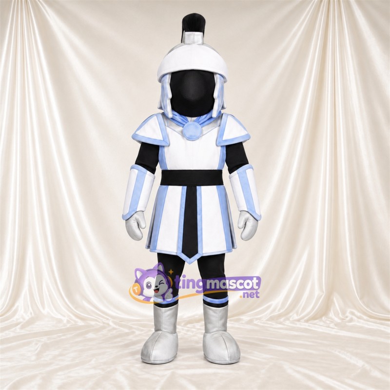 Costume de mascotte Chevalier – blanc / bleu – Armure (blanc / bleu) Costume de mascotte Chevalier – blanc / bleu – Armure (blanc / bleu)
