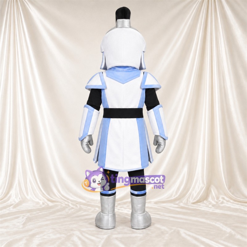 Costume de mascotte Chevalier – blanc / bleu – Armure (blanc / bleu) Costume de mascotte Chevalier – blanc / bleu – Armure (blanc / bleu)