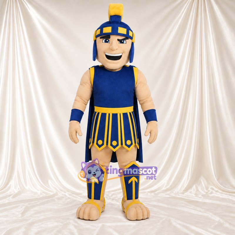 Costume de mascotte Soldat romain – bleu / doré – Uniforme (bleu / doré) Costume de mascotte Soldat romain – bleu / doré – Uniforme (bleu / doré)