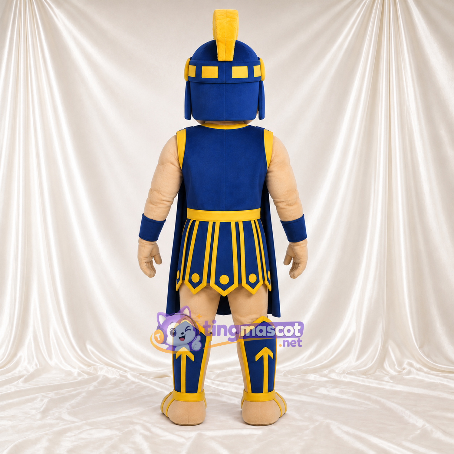 Costume de mascotte Soldat romain – bleu / doré – Uniforme (bleu / doré) Costume de mascotte Soldat romain – bleu / doré – Uniforme (bleu / doré)