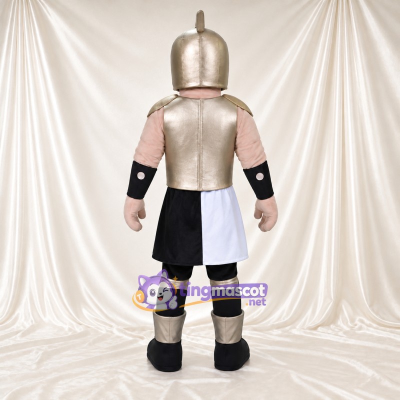 Costume de mascotte Chevalier – argenté / noir – Armure (argenté); Jupe (noir) Costume de mascotte Chevalier – argenté / noir – Armure (argenté); Jupe (noir)