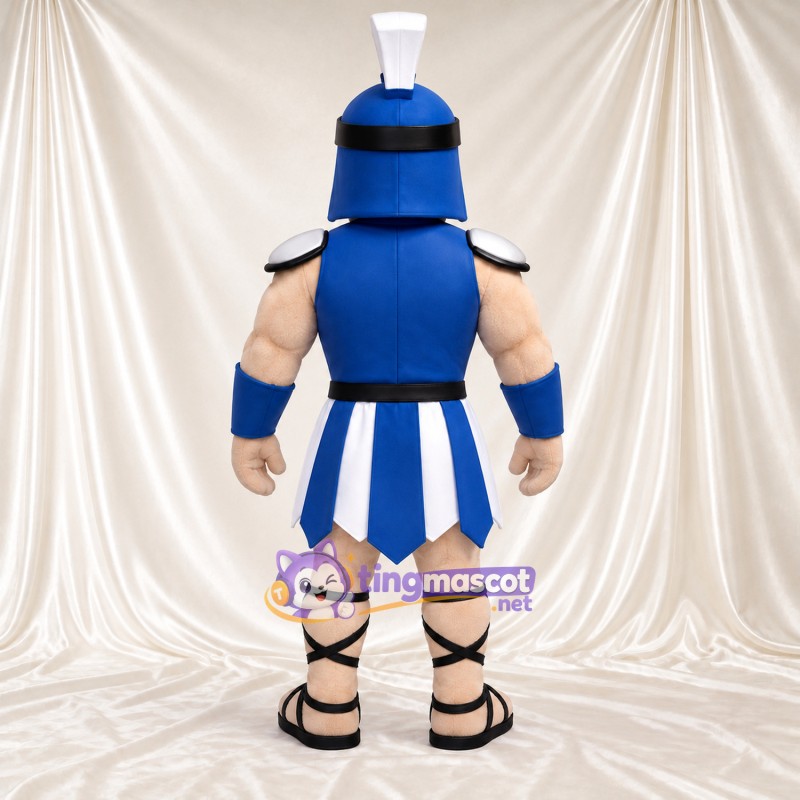 Costume de mascotte Soldat romain – bleu / blanc – Uniforme (bleu / blanc) Costume de mascotte Soldat romain – bleu / blanc – Uniforme (bleu / blanc)