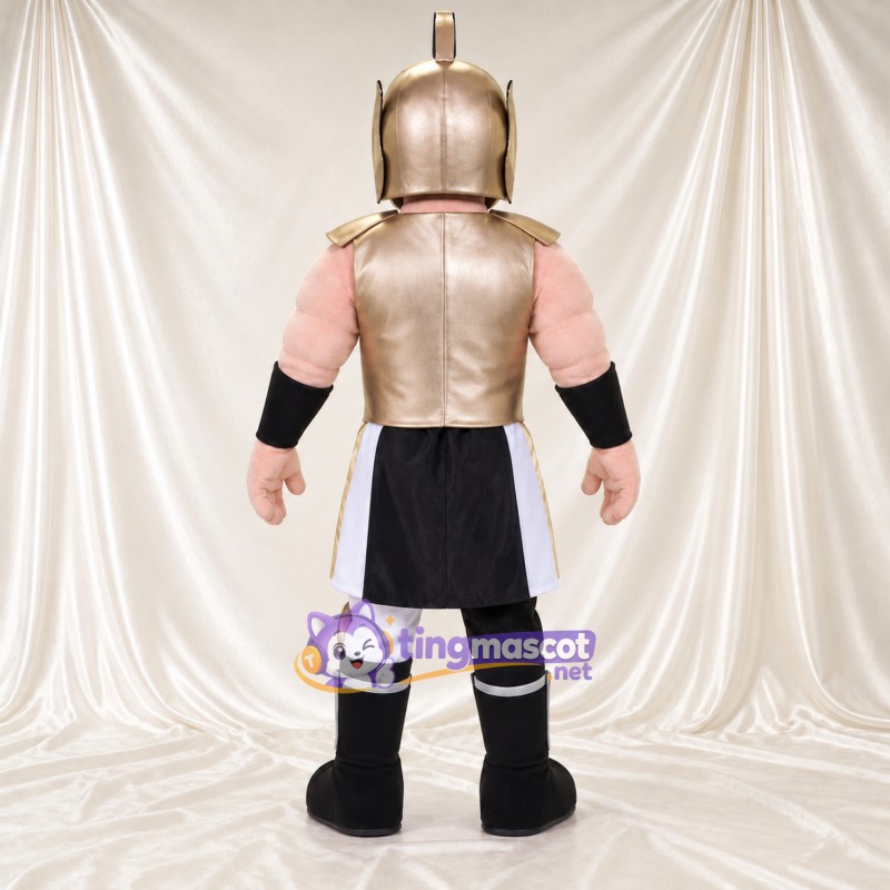 Costume de mascotte Chevalier – argenté / noir – Armure (argenté); Jupe (noir) Costume de mascotte Chevalier – argenté / noir – Armure (argenté); Jupe (noir)
