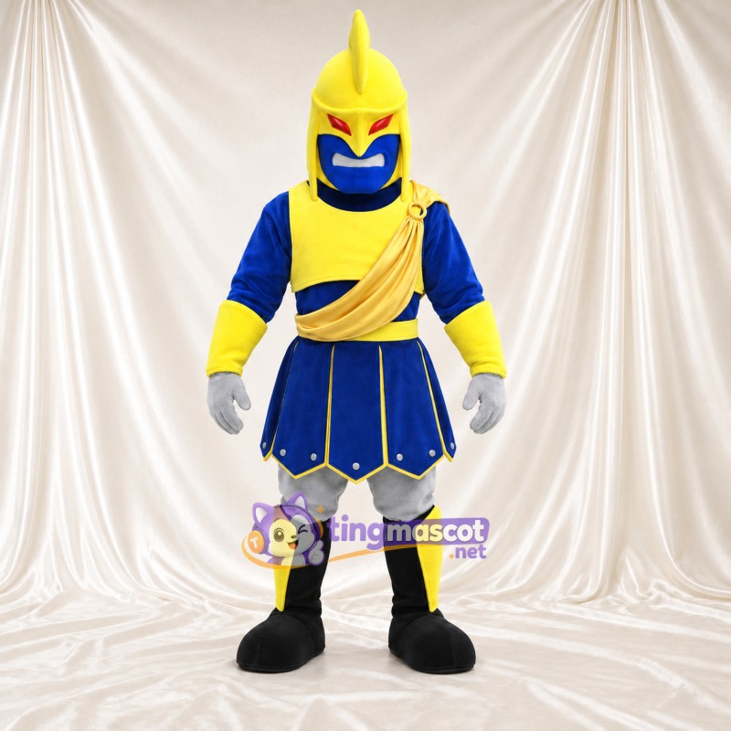 Costume de mascotte Chevalier – bleu / jaune – Armure (bleu / jaune) Costume de mascotte Chevalier – bleu / jaune – Armure (bleu / jaune)