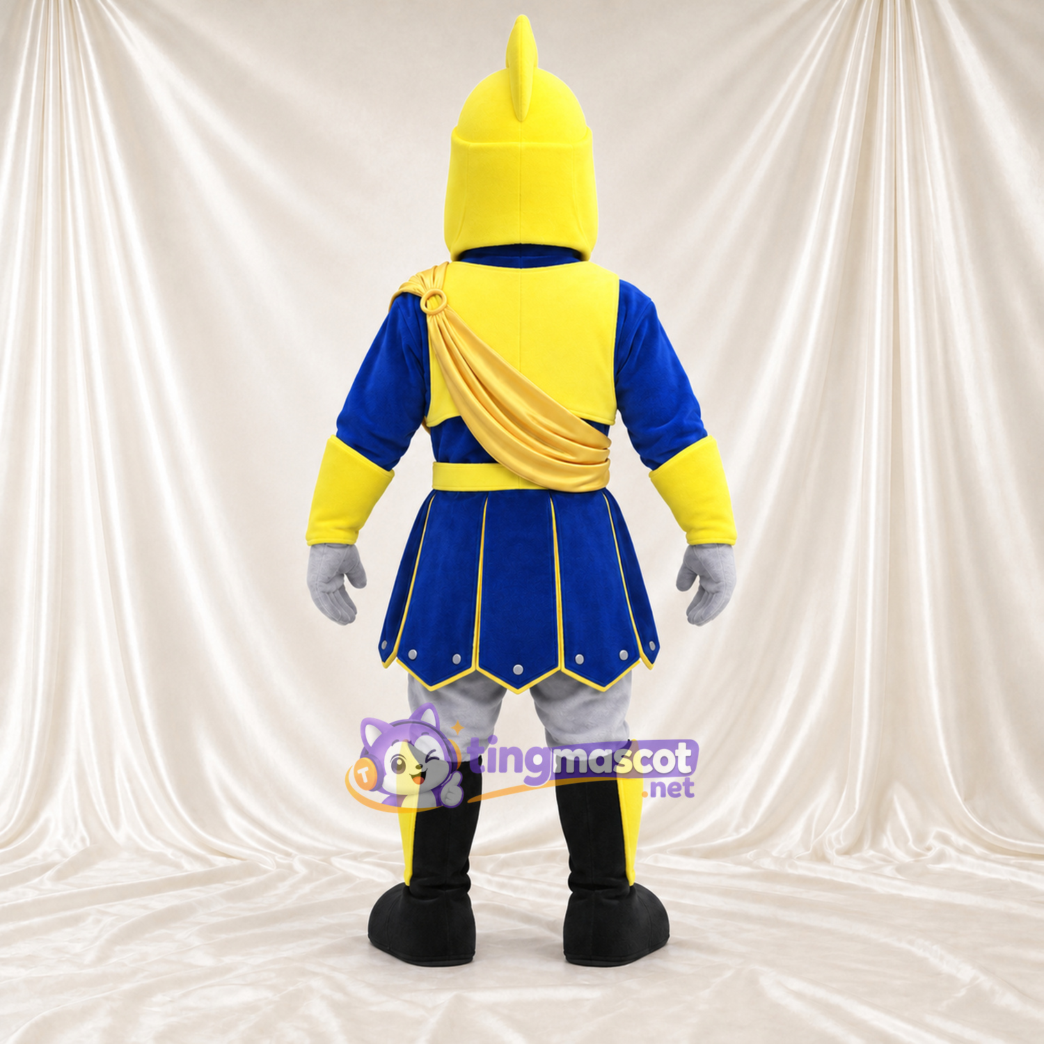 Costume de mascotte Chevalier – bleu / jaune – Armure (bleu / jaune) Costume de mascotte Chevalier – bleu / jaune – Armure (bleu / jaune)