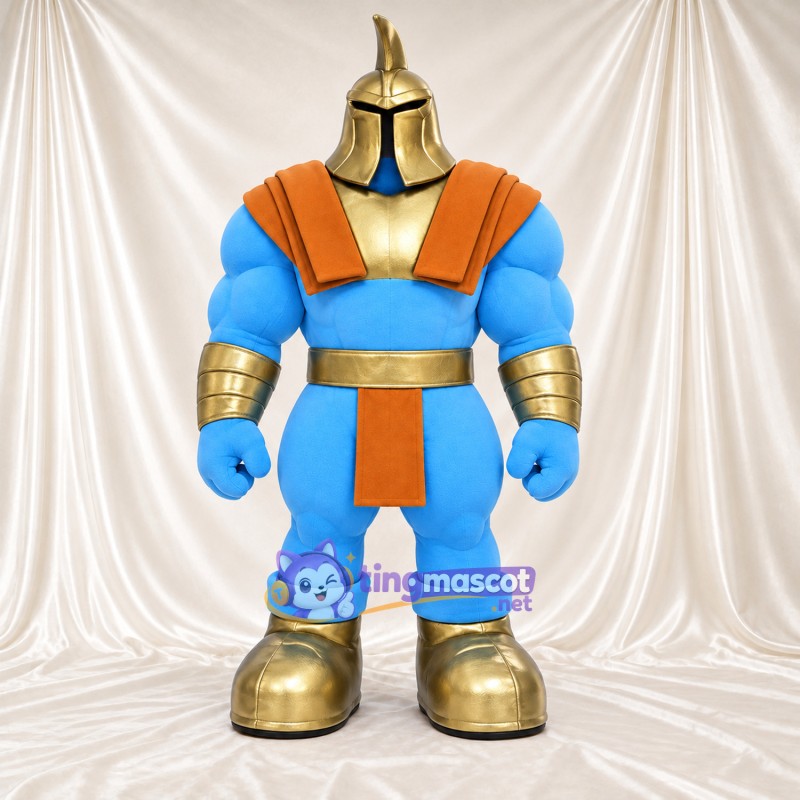 Costume de mascotte Chevalier – bleu / orange – Armure (bleu / orange) Costume de mascotte Chevalier – bleu / orange – Armure (bleu / orange)