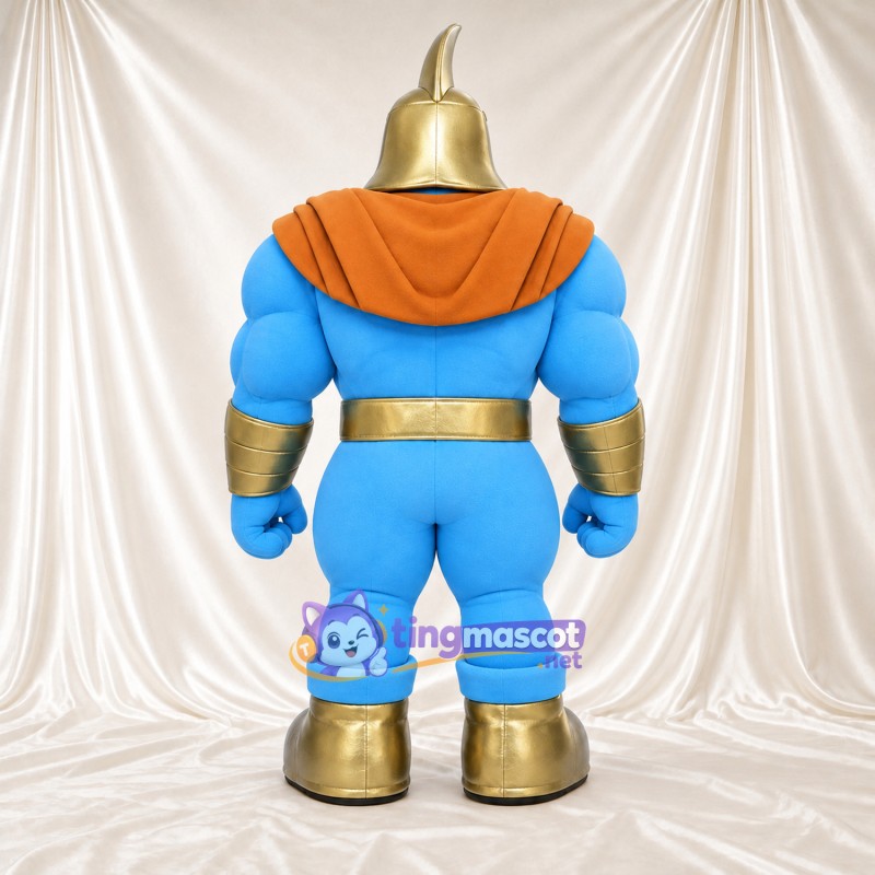Costume de mascotte Chevalier – bleu / orange – Armure (bleu / orange) Costume de mascotte Chevalier – bleu / orange – Armure (bleu / orange)