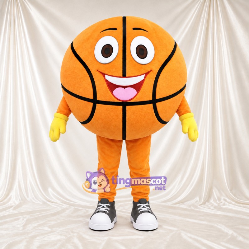 Maskottchenkostüm Basketball – orange Maskottchenkostüm Basketball – orange