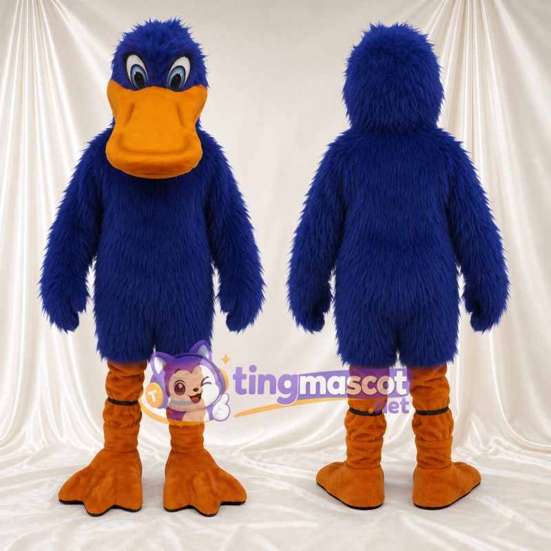Blue Duck Mascot Costume
