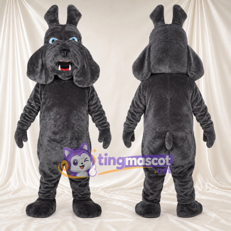 Costume de mascotte Chien – gris – Longues oreilles