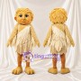 Beige Owl Mascot Costume