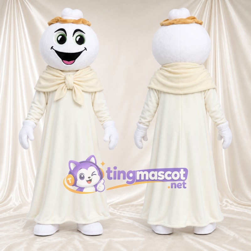 Maskottchenkostüm Geist – weiß – Umhang