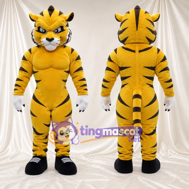 Costume de mascotte Tigre – jaune