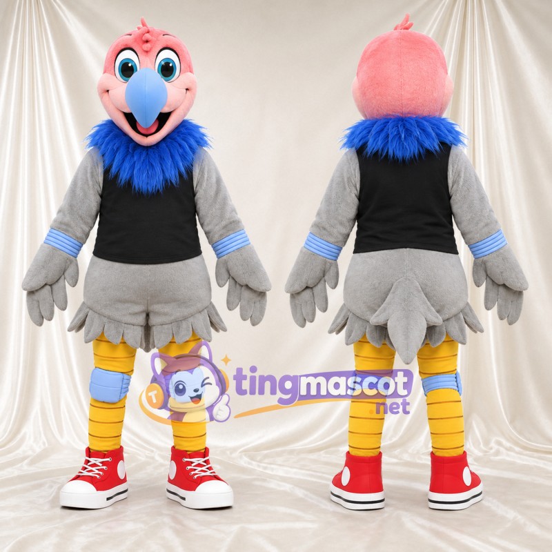 Costume de mascotte Perroquet – gris – Chemise