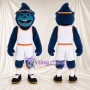 Costume de mascotte Gorille – bleu – Tenue de sport (blanc)