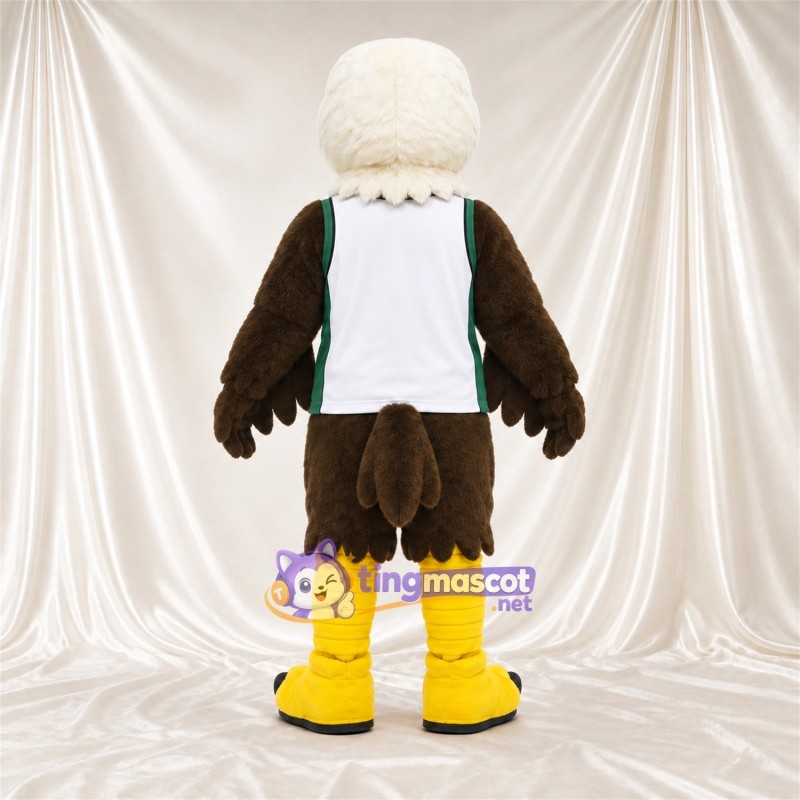 Maskottchenkostüm Adler – braun – Hemd (weiß) Maskottchenkostüm Adler – braun – Hemd (weiß)