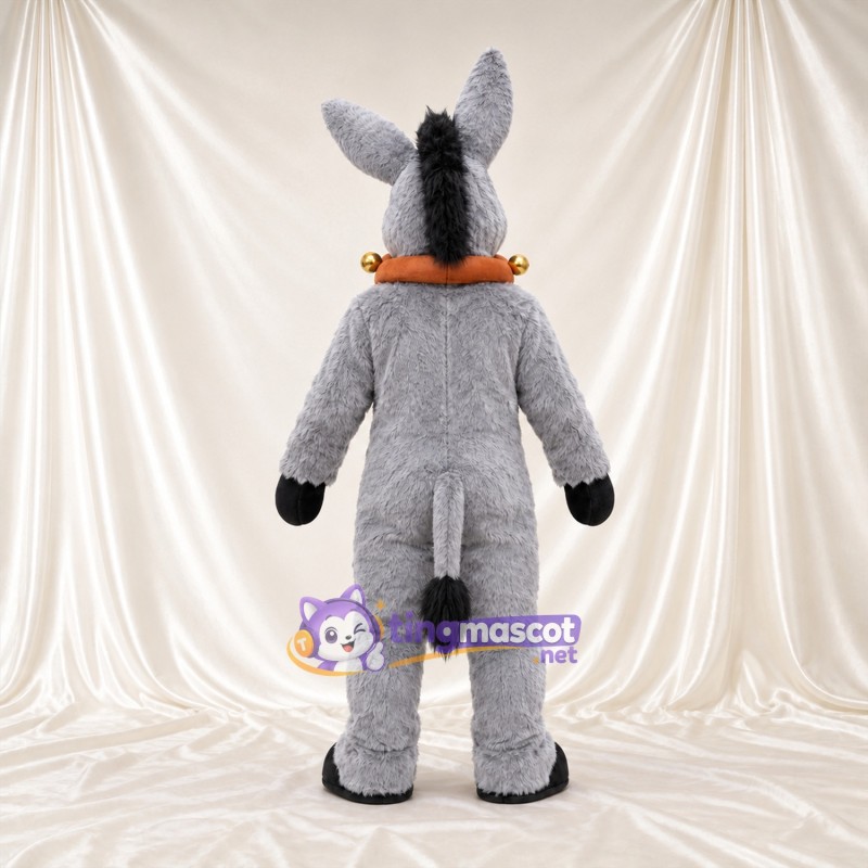 Costume de mascotte Âne – gris – Écharpe Costume de mascotte Âne – gris – Écharpe