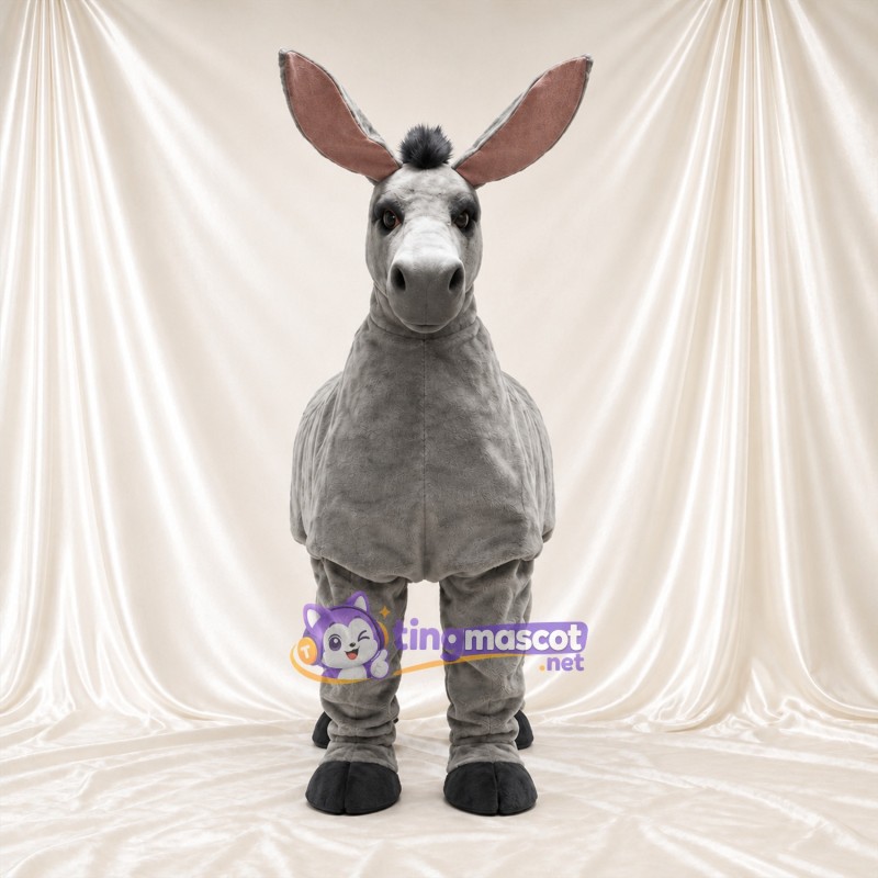 Costume de mascotte Âne – gris – Longues oreilles Costume de mascotte Âne – gris – Longues oreilles