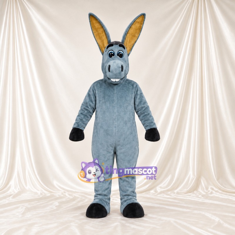 Blue Donkey Mascot Costume Blue Donkey Mascot Costume