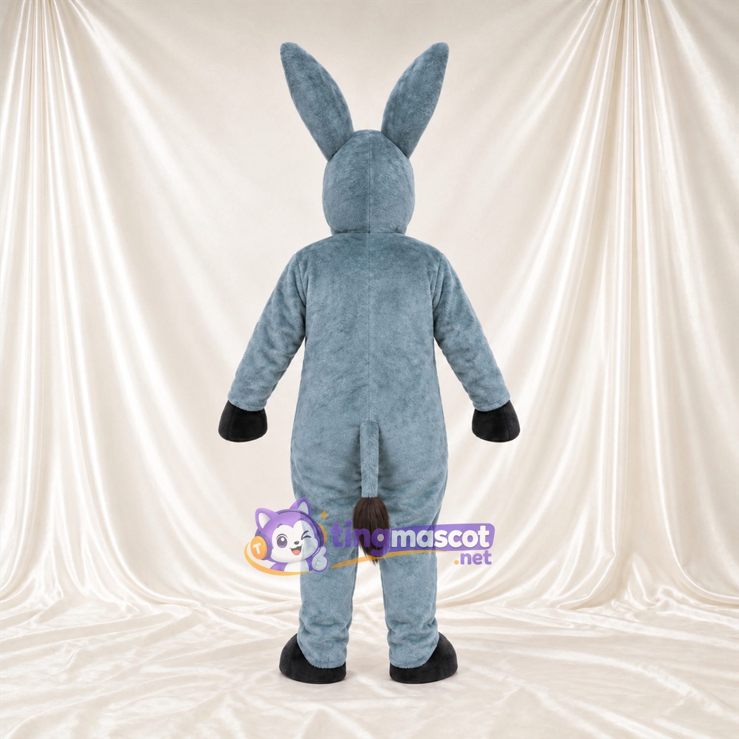 Blue Donkey Mascot Costume Blue Donkey Mascot Costume