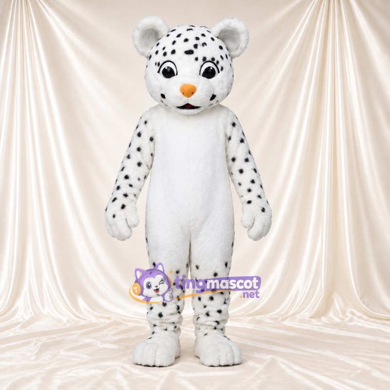 Costume de mascotte Léopard – blanc Costume de mascotte Léopard – blanc