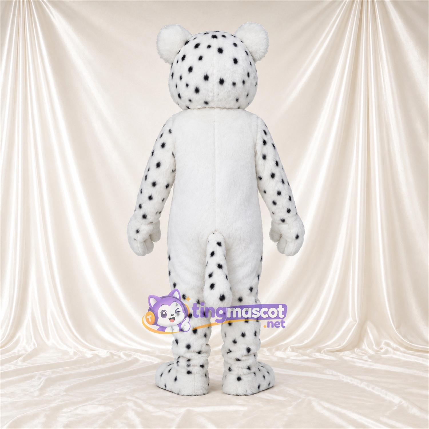 Costume de mascotte Léopard – blanc Costume de mascotte Léopard – blanc