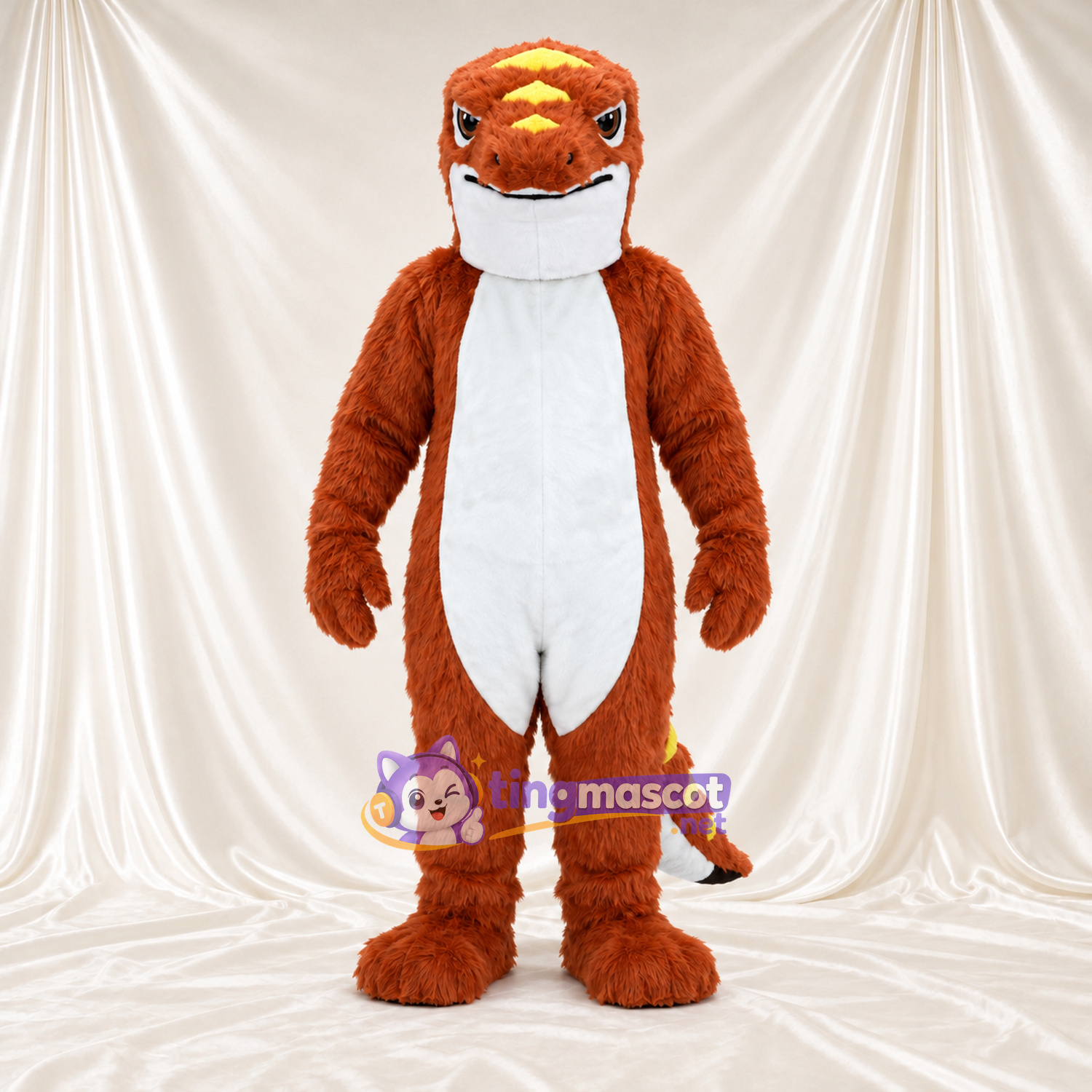 Costume de mascotte Lézard – orange Costume de mascotte Lézard – orange