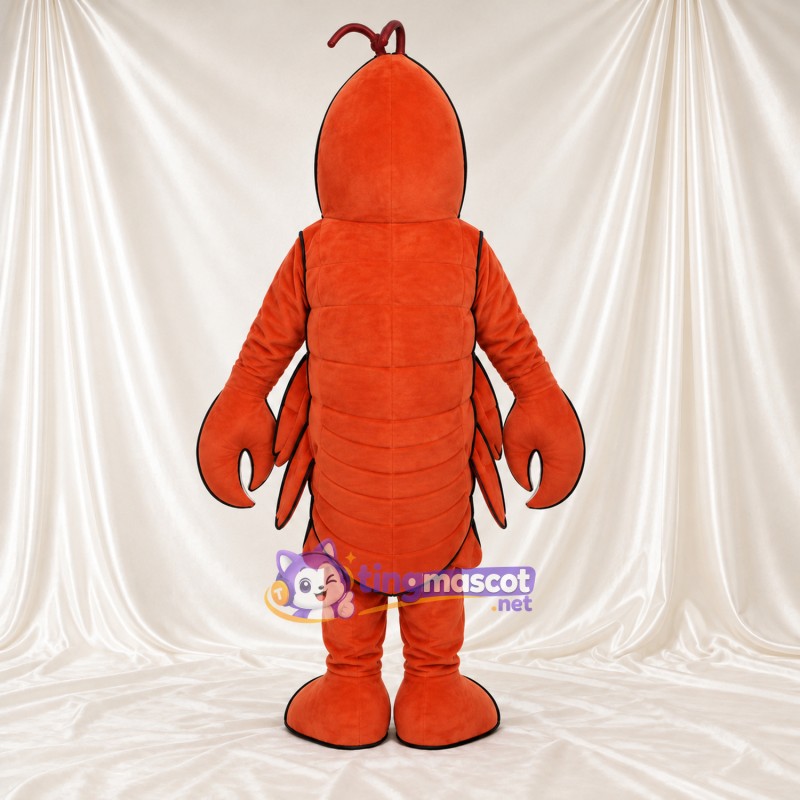 Costume de mascotte Homard – orange – Ventre; Antennes Costume de mascotte Homard – orange – Ventre; Antennes