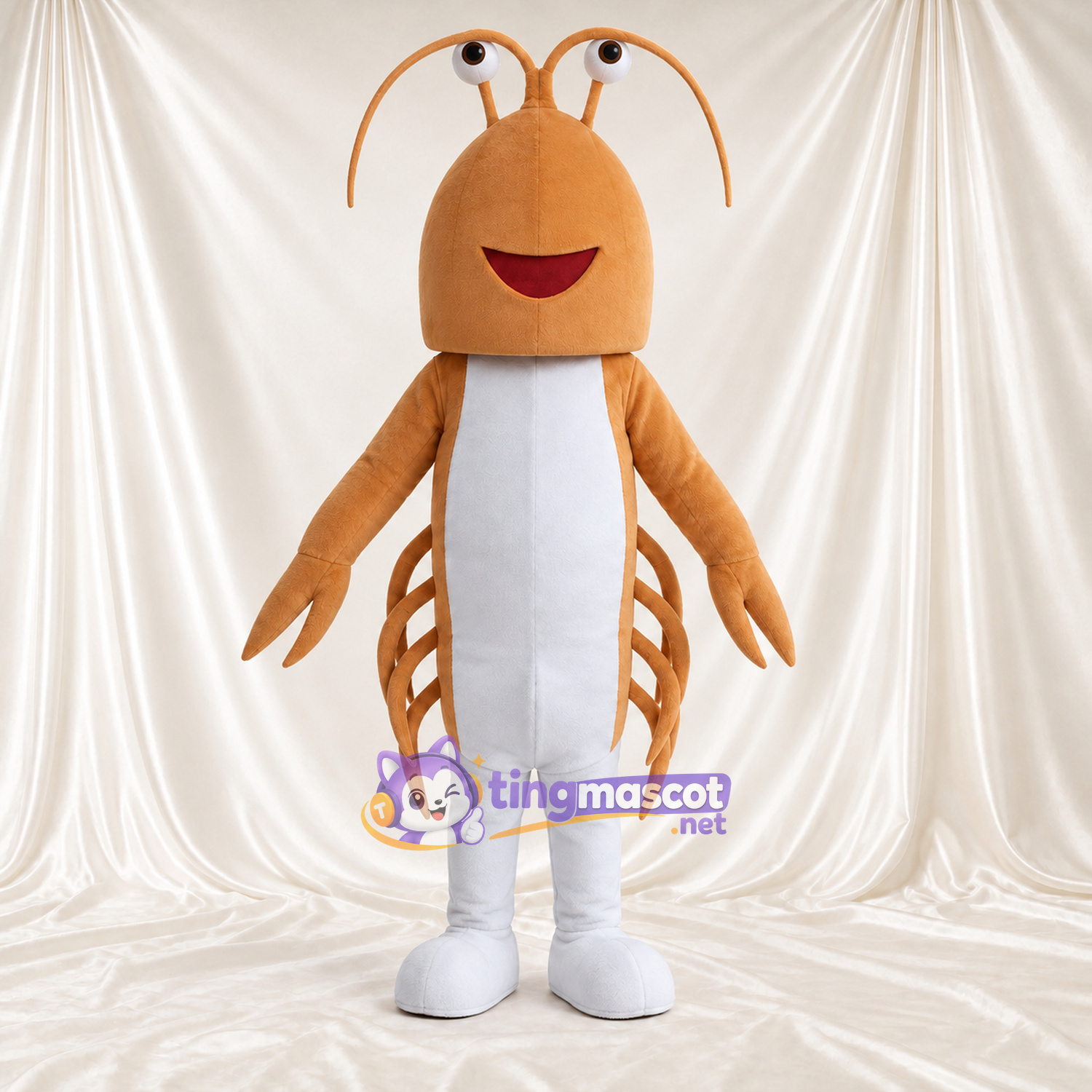Costume de mascotte Homard – brun clair