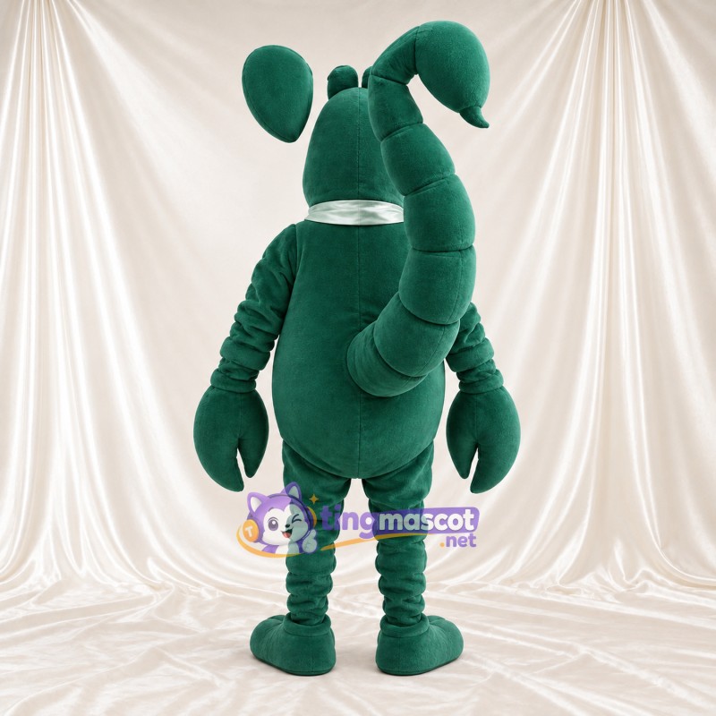 Costume de mascotte Scorpion – vert – Nœud papillon (blanc)