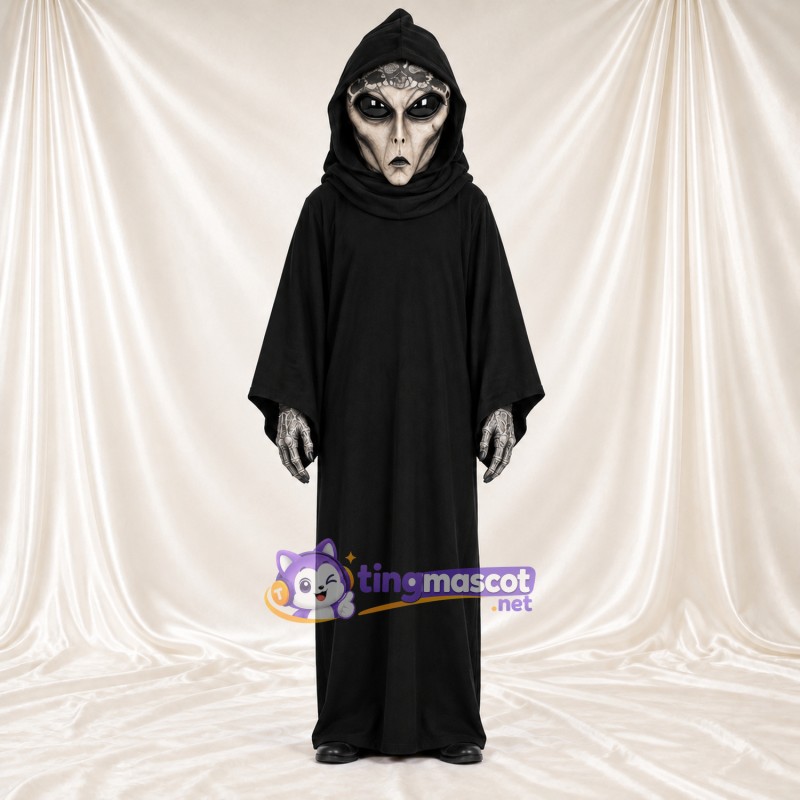 Maskottchenkostüm Außerirdischer – grau – Robe Maskottchenkostüm Außerirdischer – grau – Robe