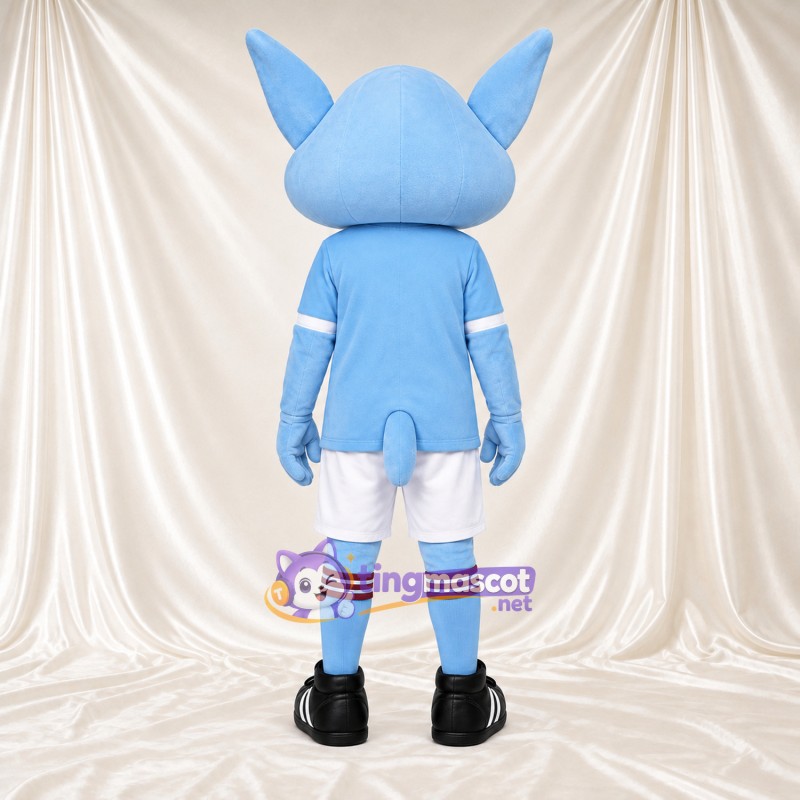 Blue Alien Mascot Costume - White Shorts Blue Alien Mascot Costume - White Shorts