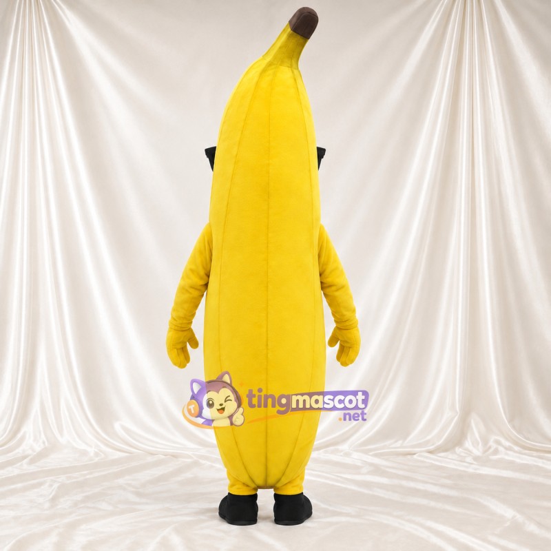 Yellow Banana Mascot Costume - Black Sunglasses Yellow Banana Mascot Costume - Black Sunglasses