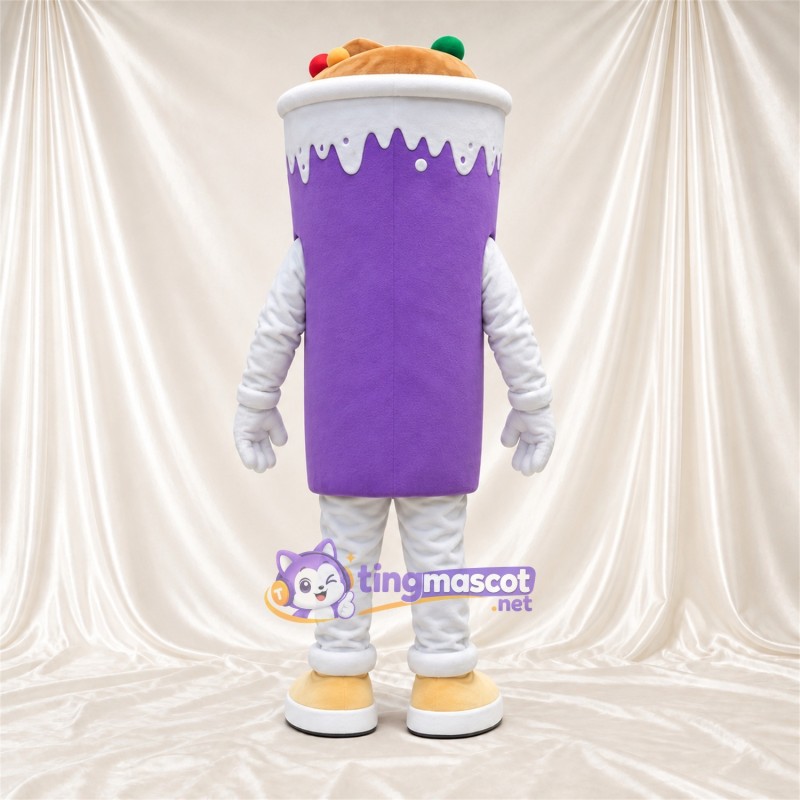 Maskottchenkostüm Eisbecher – violett Maskottchenkostüm Eisbecher – violett