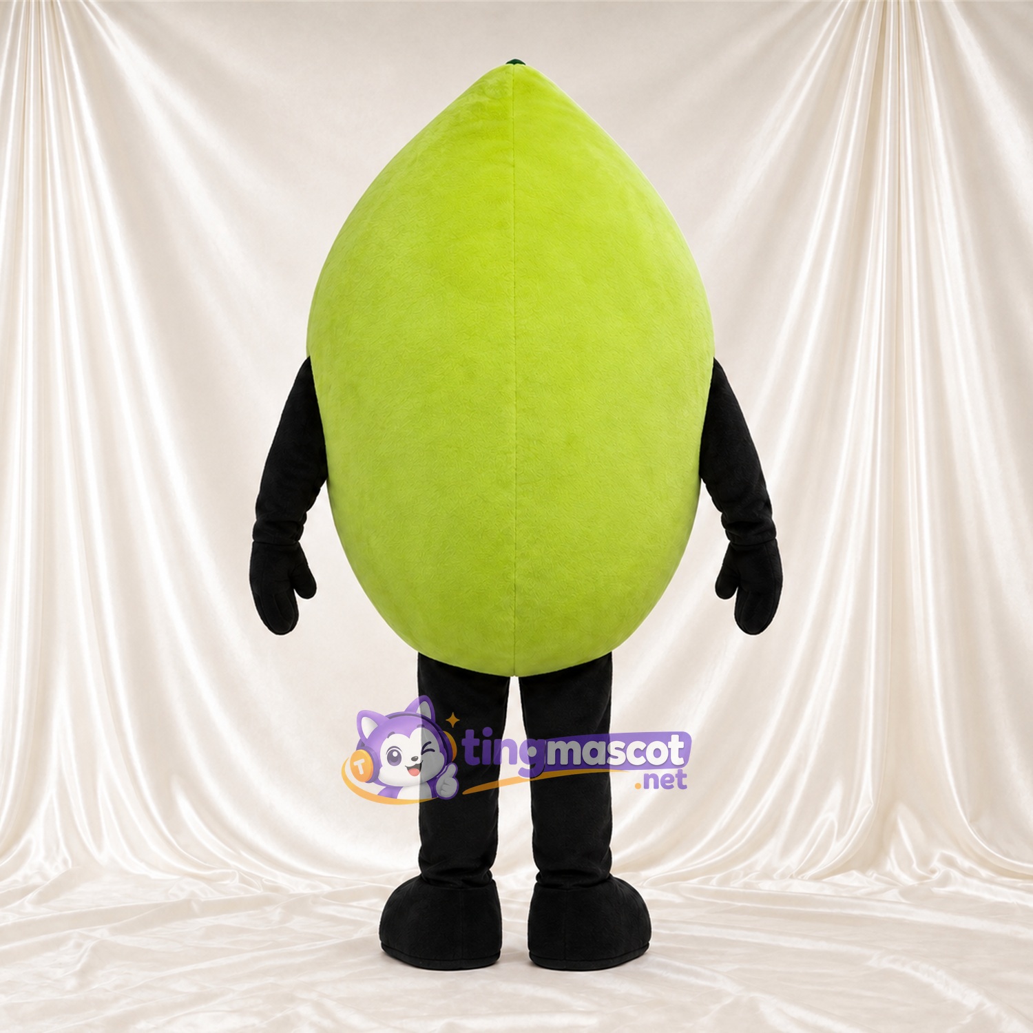 Green Lemon Mascot Costume Green Lemon Mascot Costume