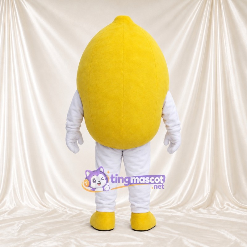 Costume de mascotte Citron – jaune – Gants (blanc); Bas des jambes (blanc) Costume de mascotte Citron – jaune – Gants (blanc); Bas des jambes (blanc)
