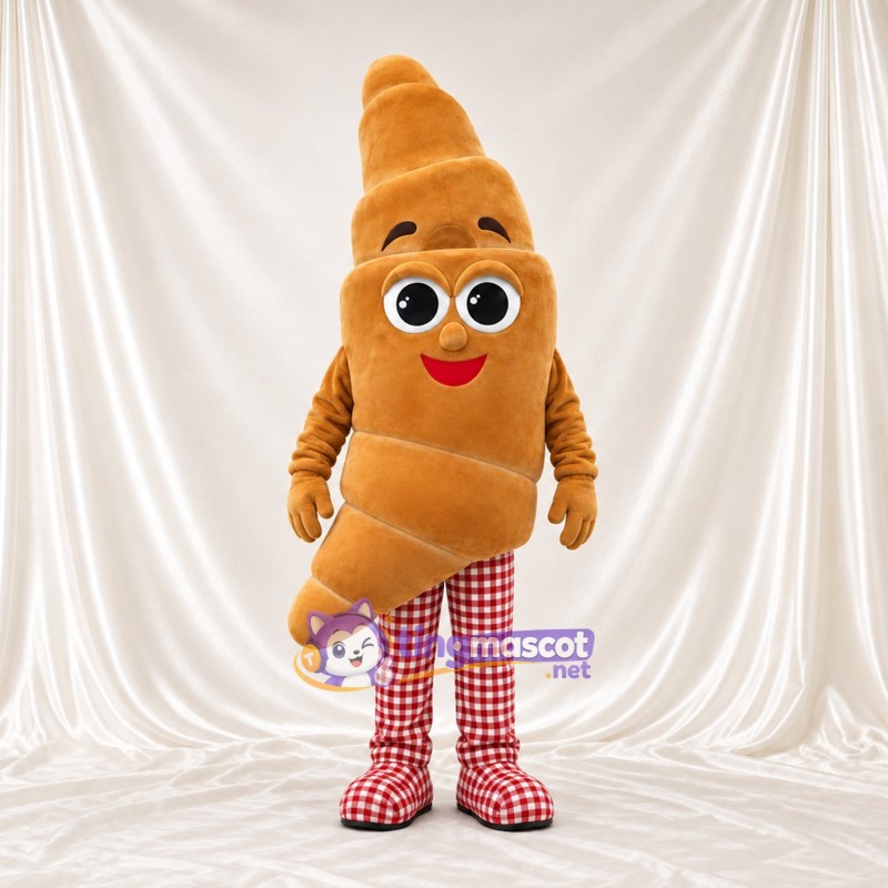 Maskottchenkostüm Croissant – goldbraun – Hose