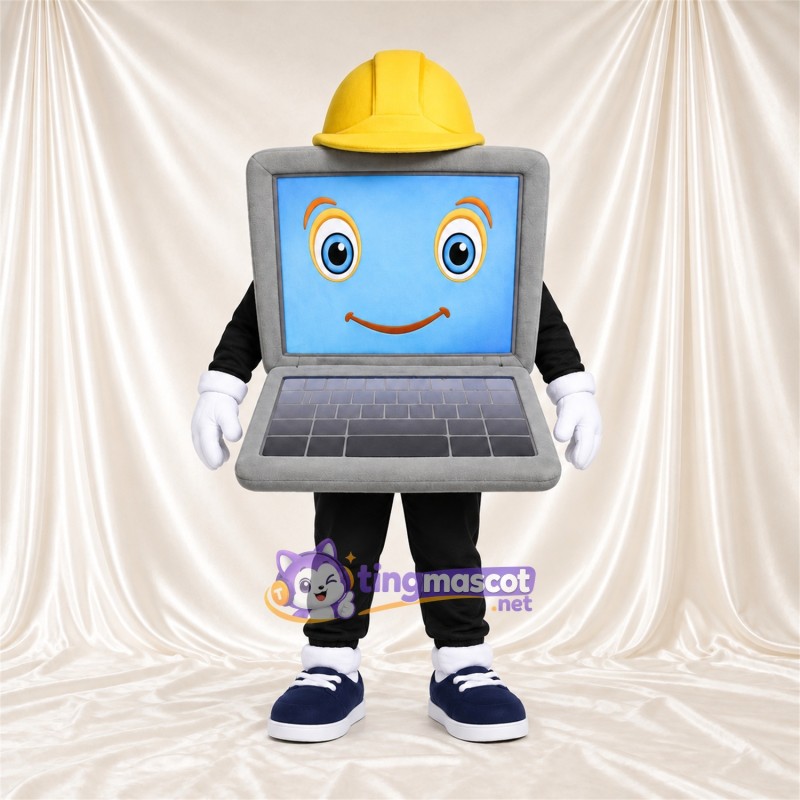 Maskottchenkostüm Computer – grau – Hut Maskottchenkostüm Computer – grau – Hut
