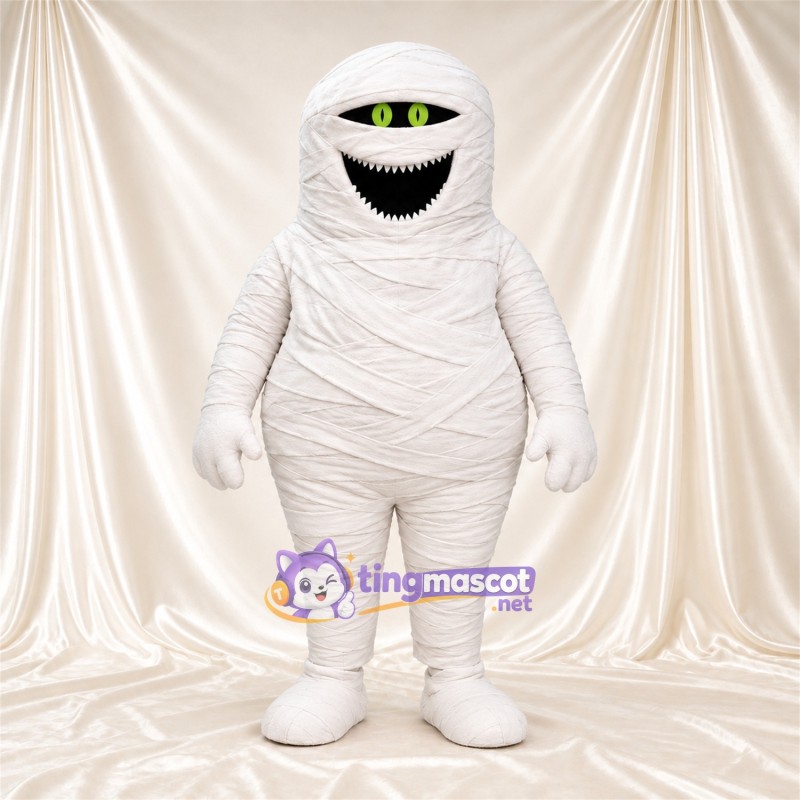 Maskottchenkostüm Mumie – weiß Maskottchenkostüm Mumie – weiß