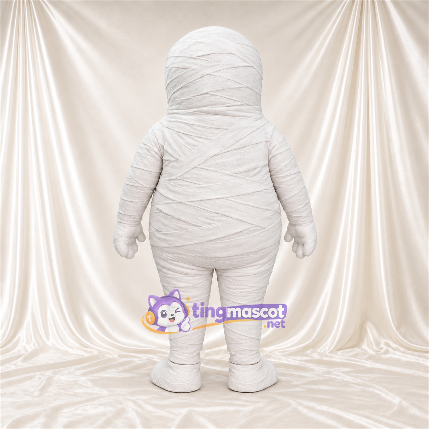 Maskottchenkostüm Mumie – weiß Maskottchenkostüm Mumie – weiß
