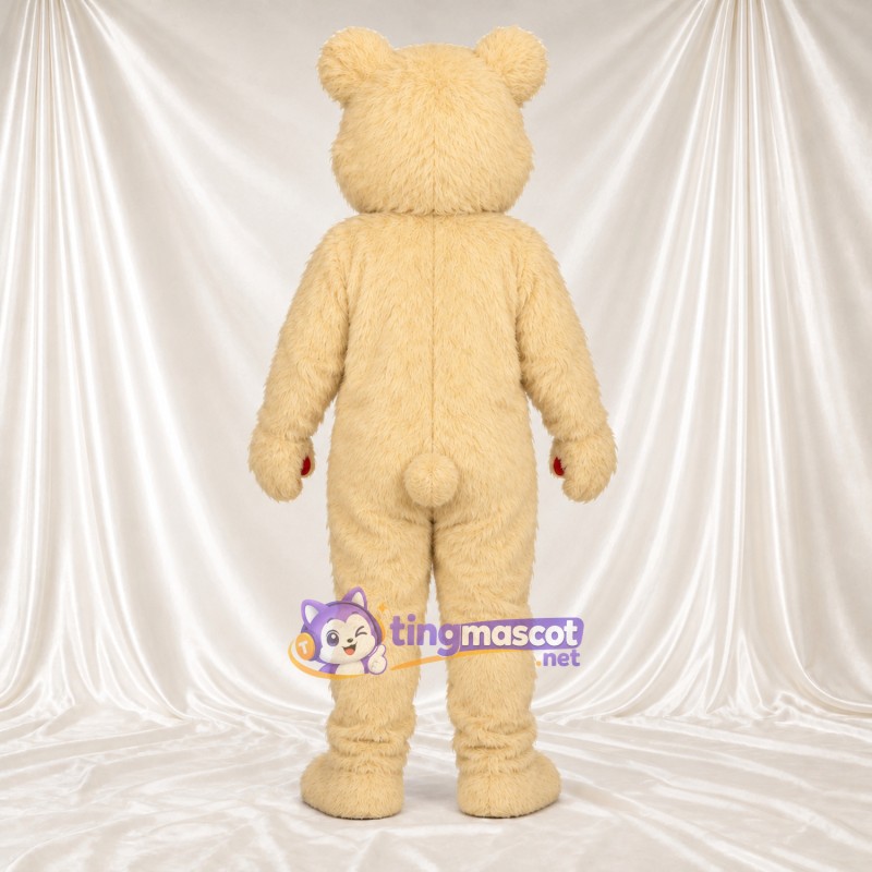 Costume de mascotte Ours – crème – Ventre Costume de mascotte Ours – crème – Ventre