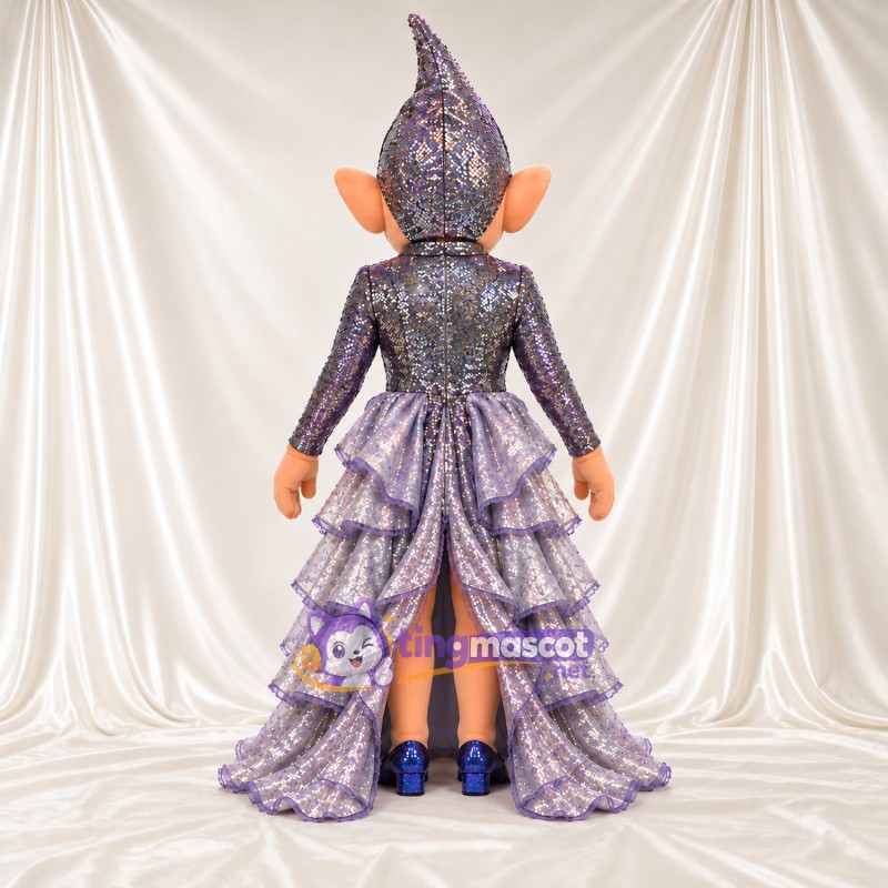 Costume de mascotte Bouffon – violet – Tenue Costume de mascotte Bouffon – violet – Tenue