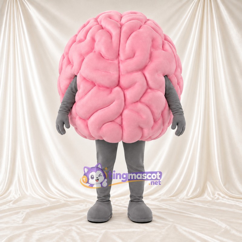 Costume de mascotte Cerveau – rose Costume de mascotte Cerveau – rose
