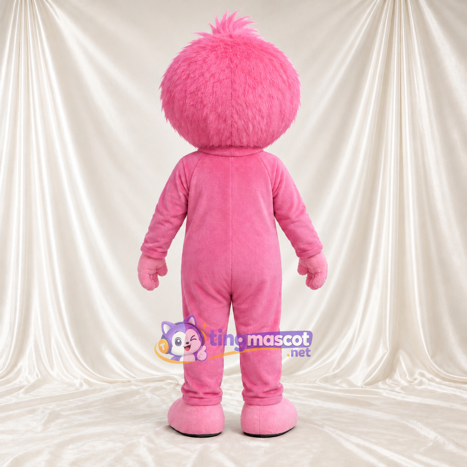 Maskottchenkostüm Monster – rosa – Haare; Bauch (hellrosa) Maskottchenkostüm Monster – rosa – Haare; Bauch (hellrosa)