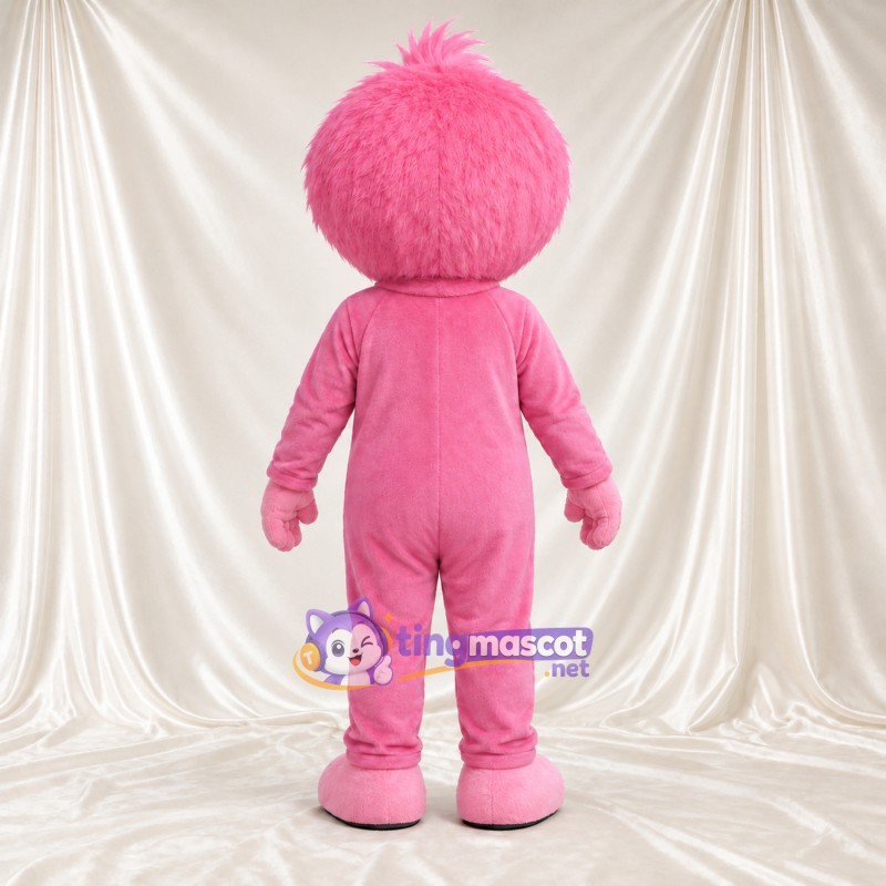 Maskottchenkostüm Monster – rosa – Haare; Bauch (hellrosa) Maskottchenkostüm Monster – rosa – Haare; Bauch (hellrosa)