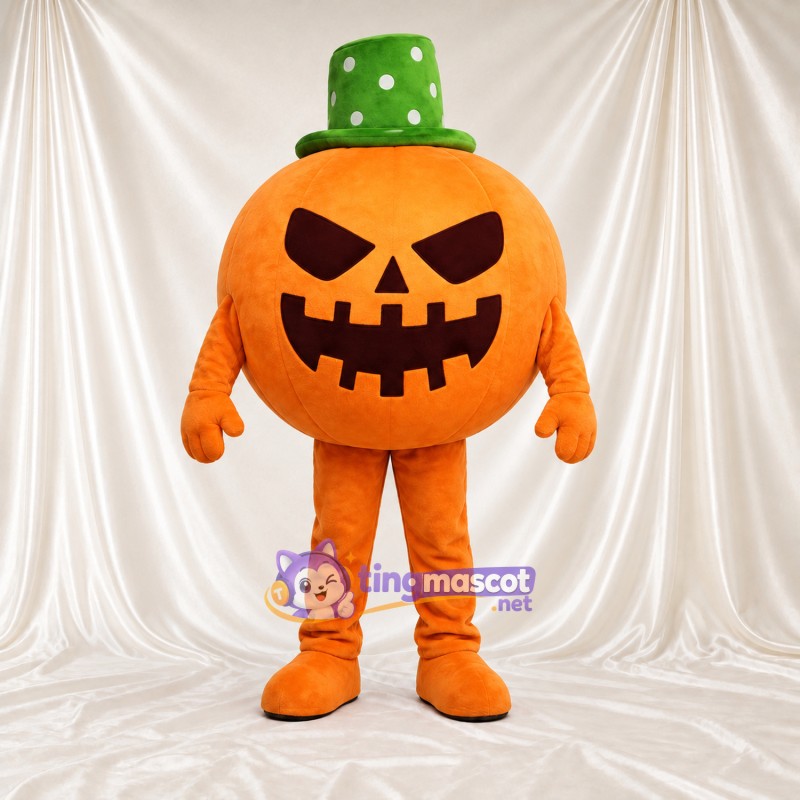 Costume de mascotte Citrouille – orange – Chapeau Costume de mascotte Citrouille – orange – Chapeau