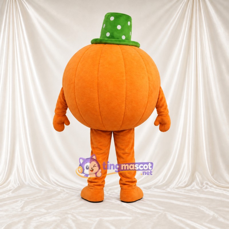 Costume de mascotte Citrouille – orange – Chapeau Costume de mascotte Citrouille – orange – Chapeau